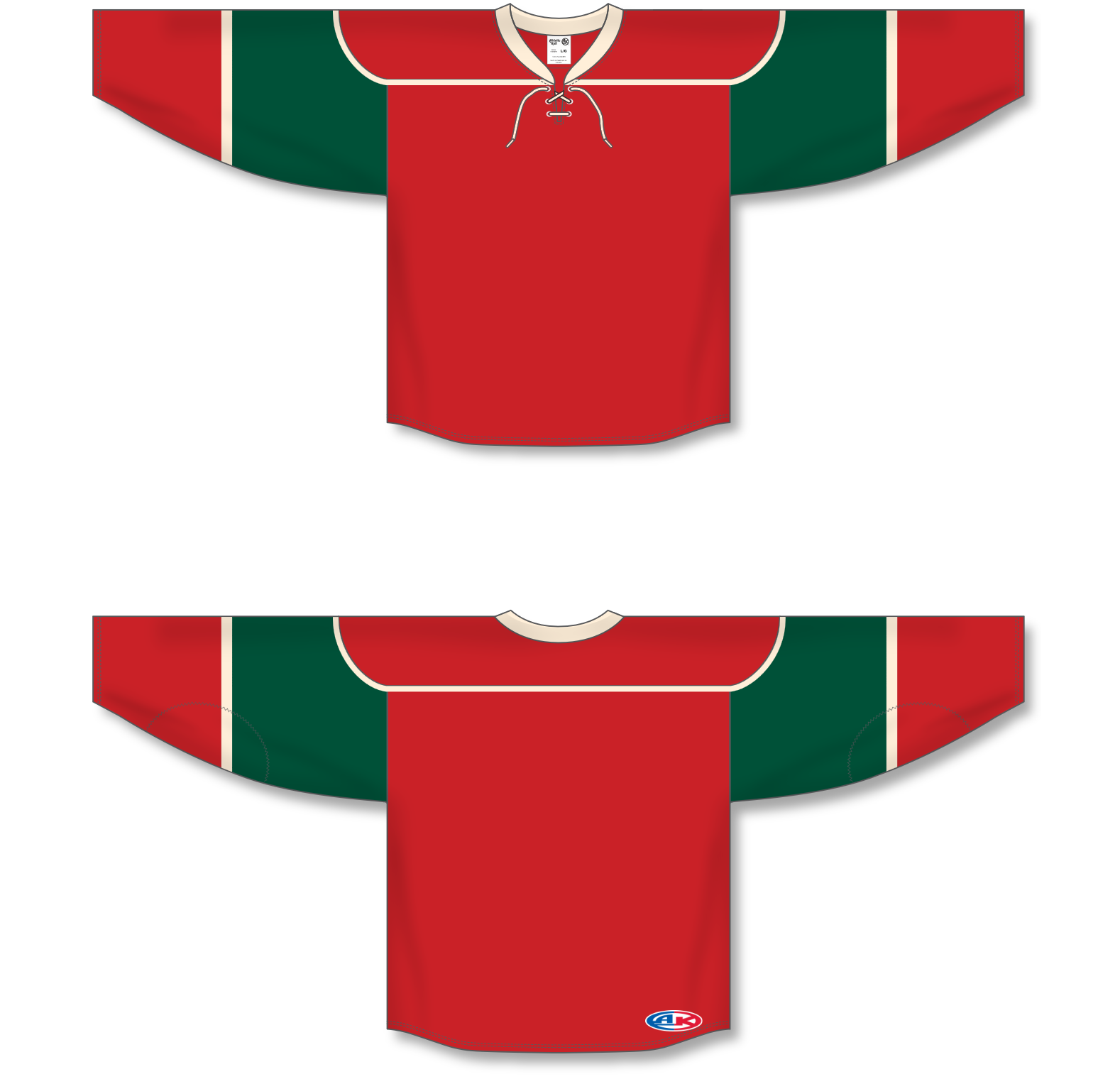 Athletic Knit (AK) H550BA-MIN564B Adult 2007 Minnesota Wild Red Hockey –  PSH Sports
