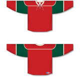 Athletic Knit (AK) H550B 2007 Minnesota Wild Red Hockey Jersey - PSH Sports