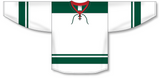 Athletic Knit (AK) H550B 2013 Minnesota Wild White Hockey Jersey - PSH Sports