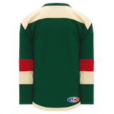 Athletic Knit (AK) H550BY-MIN588B Youth 2016 Minnesota Wild Stadium Series Dark Green Hockey Jersey