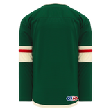 Athletic Knit (AK) H550BA-MIN860B Adult 2017 Minnesota Wild Dark Green Hockey Jersey