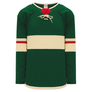 Athletic Knit (AK) H550BY-MIN860B Youth 2017 Minnesota Wild Dark Green Hockey Jersey