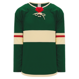 Athletic Knit (AK) H550BA-MIN860B Adult 2017 Minnesota Wild Dark Green Hockey Jersey