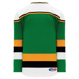Athletic Knit (AK) H550BA-MIN864B New Adult 1988 Minnesota North Stars Kelly Green Hockey Jersey
