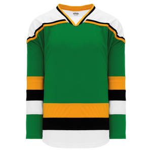 Athletic Knit (AK) H550BY-MIN864B New Youth 1988 Minnesota North Stars Kelly Green Hockey Jersey