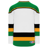 Athletic Knit (AK) H550BA-MIN865B New Adult 1988 Minnesota North Stars White Hockey Jersey
