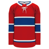 Athletic Knit (AK) H550BY-MON782B Youth 2017 Montreal Canadiens Red Hockey Jersey