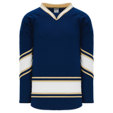 Athletic Knit (AK) H550BA-NDA677B New Adult University of Notre Dame Fighting Irish Navy Hockey Jersey