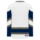 Athletic Knit (AK) H550BY-NDA678B New Youth University of Notre Dame Fighting Irish White Hockey Jersey