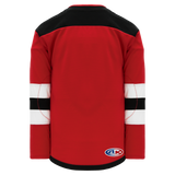 Athletic Knit (AK) H550BA-NJE866B Adult 2017 New Jersey Devils Red Hockey Jersey