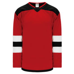 Athletic Knit (AK) H550BY-NJE866B Youth 2017 New Jersey Devils Red Hockey Jersey