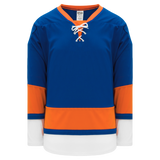Athletic Knit (AK) H550BY-NYI490B Youth 2010 New York Islanders Royal Blue Hockey Jersey