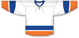 Athletic Knit (AK) H550B 2010 New York Islanders White Hockey Jersey - PSH Sports