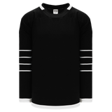 Athletic Knit (AK) H550BY-NYI617B New Youth 2015 New York Islanders Third Black Hockey Jersey