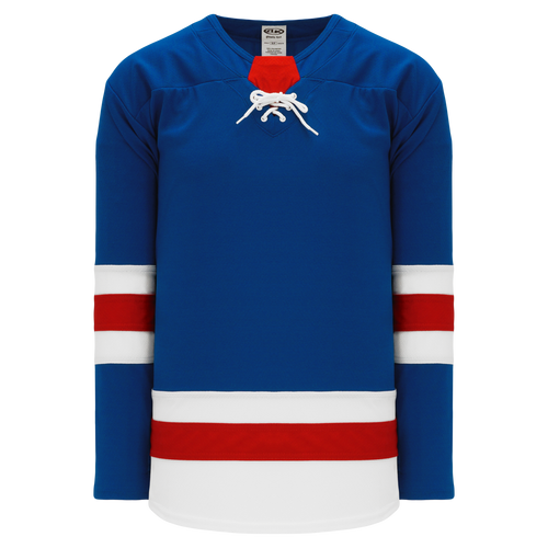 Athletic Knit (AK) H550BA-NYR534B Adult 2017 New York Rangers Royal Blue Hockey Jersey - PSH Sports
