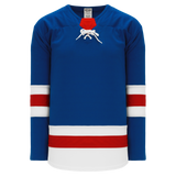 Athletic Knit (AK) H550BY-NYR534B Youth 2017 New York Rangers Royal Blue Hockey Jersey