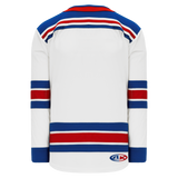 Athletic Knit (AK) H550BA-NYR535B Adult 2017 New York Rangers White Hockey Jersey