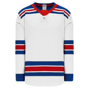 Athletic Knit (AK) H550BY-NYR535B Youth 2017 New York Rangers White Hockey Jersey