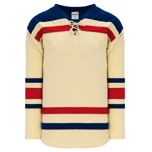 Athletic Knit (AK) H550BA-NYR869B New Adult New York Rangers Winter Classic Sand Hockey Jersey - PSH Sports