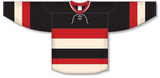 Athletic Knit (AK) H550B 2013 Ottawa Senators Third Black Hockey Jersey - PSH Sports
