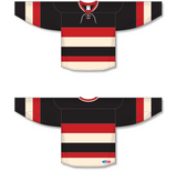 Athletic Knit (AK) H550B 2013 Ottawa Senators Third Black Hockey Jersey - PSH Sports