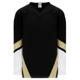 Athletic Knit (AK) H550BA-PIT514B New Adult Pittsburgh Penguins Third Black Hockey Jersey