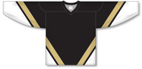 Athletic Knit (AK) H550B New Pittsburgh Penguins Third Black Hockey Jersey - PSH Sports
