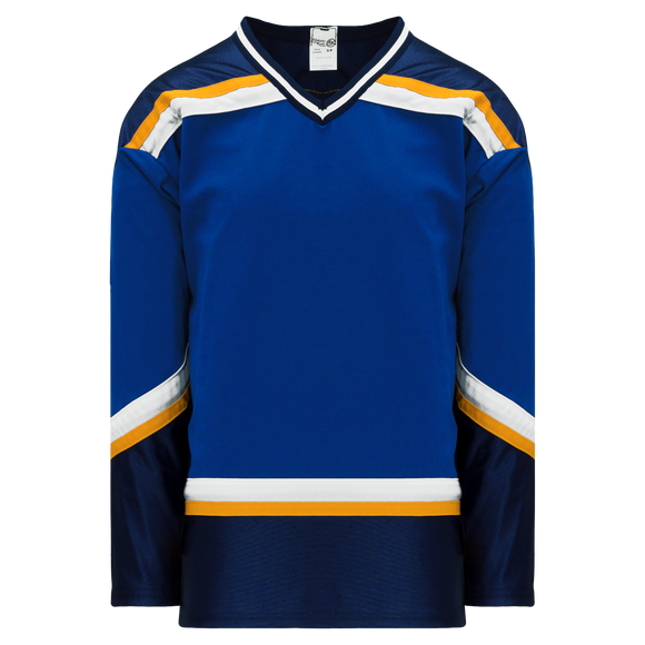 Athletic Knit (AK) H550BA-STL648B Adult 1998 St. Louis Blues Royal Blue Hockey Jersey