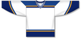 Athletic Knit (AK) H550B 1998 St. Louis Blues White Hockey Jersey - PSH Sports