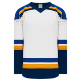 Athletic Knit (AK) H550BA-STL858B Adult 2017 St. Louis Blues White Hockey Jersey