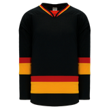 Athletic Knit (AK) H550BA-VAN295B Adult 2018 Vancouver Canucks Third Black Hockey Jersey
