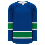 Athletic Knit (AK) H550BA-VAN378B Adult 2017 Vancouver Canucks Royal Blue Hockey Jersey
