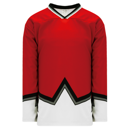 Athletic Knit (AK) H550CA-67S912C Sublimated Adult Ottawa 67's Red Hockey Jersey - PSH Sports