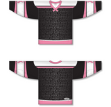 Athletic Knit (AK) H550C Sublimated Breast Cancer Awareness Black Hockey Jersey - PSH Sports