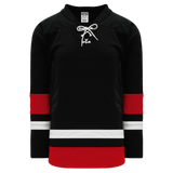 Athletic Knit (AK) H550CA-CAN680C Adult 2002 Team Canada Black Hockey Jersey
