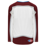 Athletic Knit (AK) H550CA-785C 2017 Adult Colorado Avalanche White Hockey Jersey