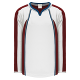 Athletic Knit (AK) H550CY-COL805C 2011 Youth Colorado Avalanche White Hockey Jersey