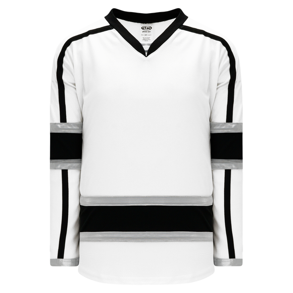 Athletic Knit (AK) H550CY-LAS950C 2010 Youth Los Angeles Kings Third White Hockey Jersey