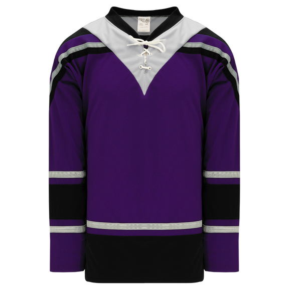 Athletic Knit (AK) H550CA-LAS953C New Adult Los Angeles Kings Third Purple Hockey Jersey