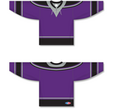 Athletic Knit (AK) H550C New Los Angeles Kings Third Purple Hockey Jersey - PSH Sports