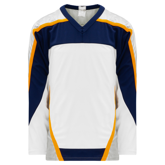 Athletic Knit (AK) H550CY-NAS672C Youth Nashville Predators White Hockey Jersey
