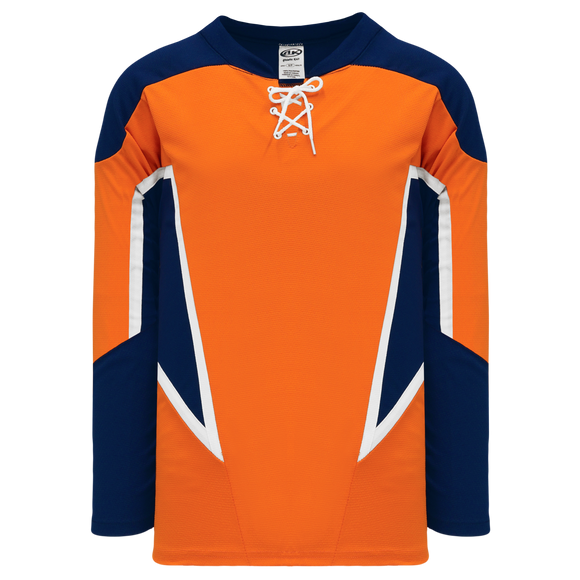 Athletic Knit (AK) H550CY-NYI372C (New) Youth New York Islanders Third Orange Hockey Jersey