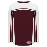 Athletic Knit (AK) H550CY-PET480C Youth Peterborough Petes Maroon Hockey Jersey