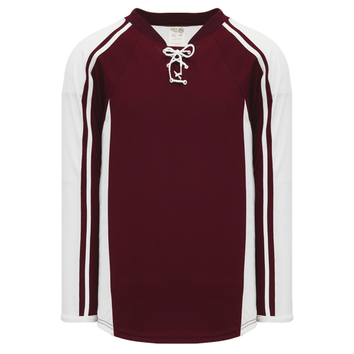 Athletic Knit (AK) H550CA-PET480C Adult Peterborough Petes Maroon Hockey Jersey - PSH Sports