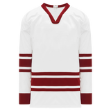 Athletic Knit (AK) Custom H850-PHO363C New Phoenix Coyotes White Hockey Jersey