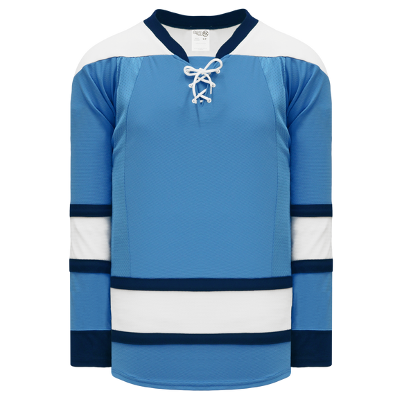 Athletic Knit (AK) H550CY-PIT794C New Youth 2008 Pittsburgh Penguins Third Sky Blue Hockey Jersey