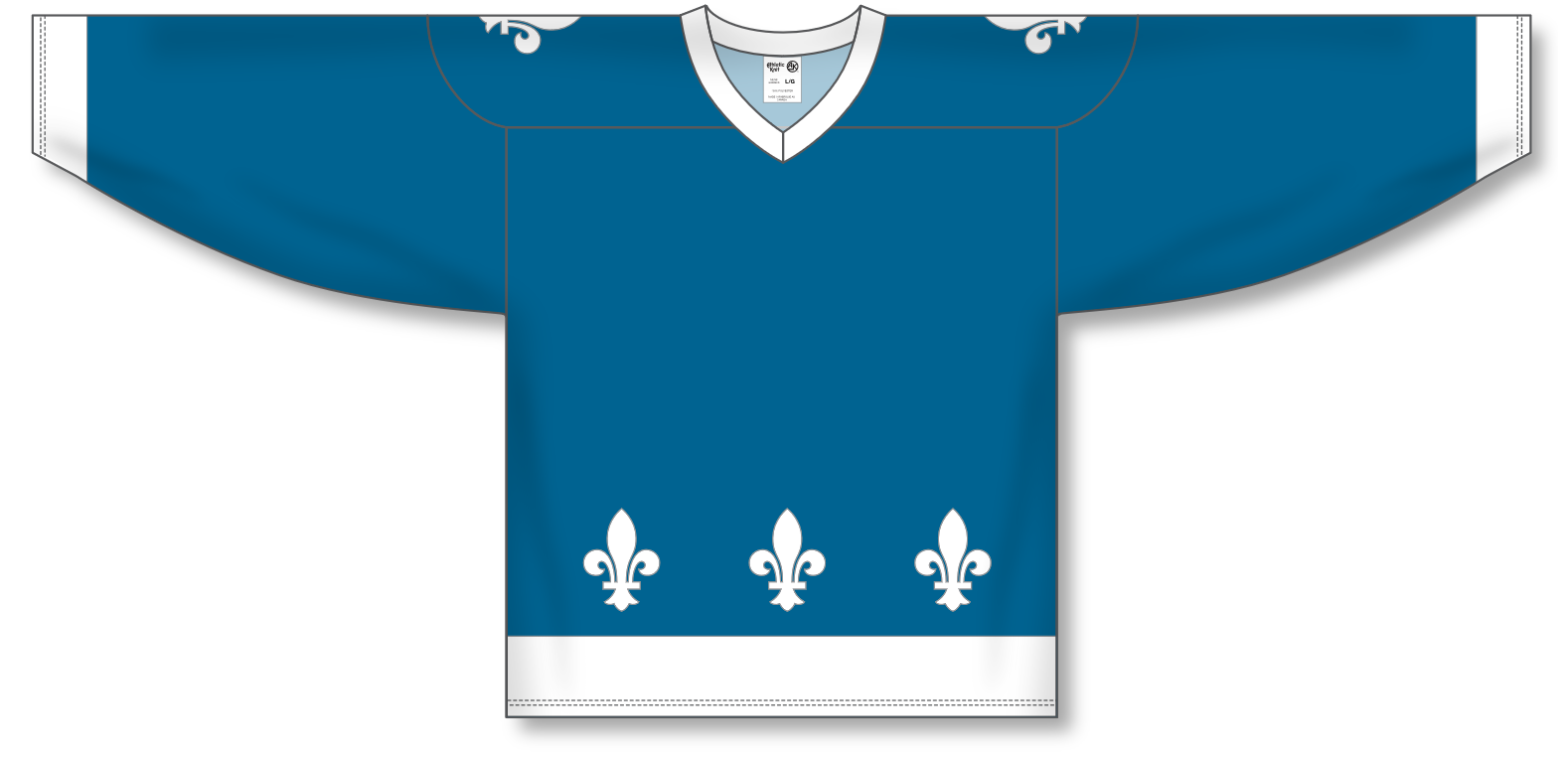H550C-QUE852C Quebec Nordiques Blank Hockey Jerseys –