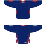 Athletic Knit (AK) H550C 2006 Team USA Navy Hockey Jersey - PSH Sports