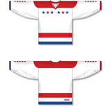 Athletic Knit (AK) H550C Sublimated 2015 Washington Capitals Third Red Hockey Jersey - PSH Sports