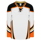 Athletic Knit (AK) H550DA-ANA539D 2014 Adult Anaheim Ducks White Hockey Jersey